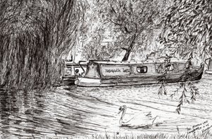 Péniches à Cambridge, 2005 - Vincent Alexander Booth